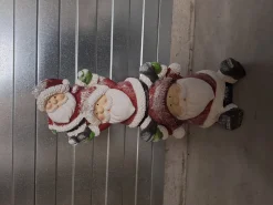 ohgreen 3 kerstmannen op elkaar met lichtjes