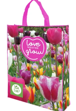 ohgreen 1 shopping bag met tulpen mix 'love what you grow'