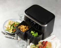 ohgreen Airfryer double fry zone 2x4l