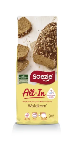 ohgreen All-in-mix voor Waldkorn® Authentic bruin meergranenbrood