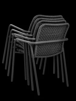 ohgreen Armstoel Aruba antracite