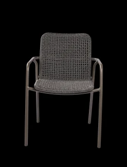 ohgreen Armstoel Aruba quartz grijs