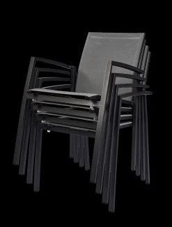 ohgreen Armstoel Grant zilver grijs/charcoal