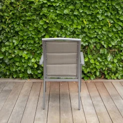 ohgreen Armstoel Modulo grijs antraciet