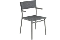 ohgreen Armstoel Oron Duo Obsidian Titane