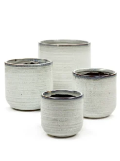 ohgreen Bain blanche Sierpot s l9,5xb9,5xh9cm wit