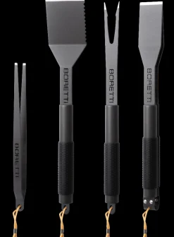 ohgreen Barbecue 4-delige set (tang, spatel, vork, pincet)