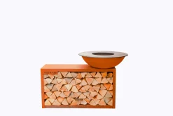 ohgreen Barbecue Island d88cm met grote houtopslag