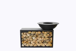 ohgreen Barbecue Island d88cm met grote houtopslag