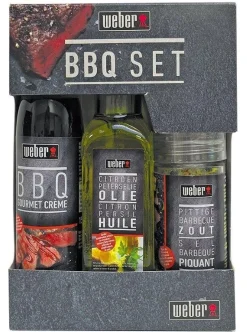 ohgreen Bbq set trio (olie, crème & zout)