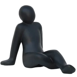 ohgreen Beeld zittende vrouw fiberterrazzo 35,5cm