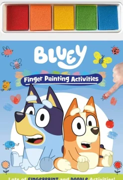 ohgreen Bluey finger painting