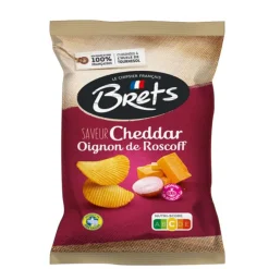 ohgreen Brets chips met cheddar kaas & roscoff uien smaak