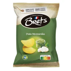 ohgreen Brets chips met pesto mozzarella smaak
