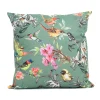 ohgreen Buitenkussen vogels groen 45x45cm