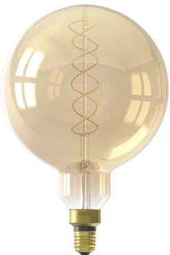 ohgreen calex led lamp megaglobe goud E27 3w 250 lumen dimbaar