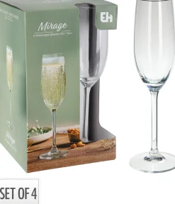 ohgreen Champagneglas set van 4