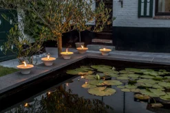 ohgreen Citronellakaars in witte schaal - Lemon Breeze