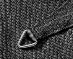 ohgreen Coolfit schaduwdoek driehoek, 360x360x360cm, antraciet