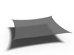 ohgreen Coolfit schaduwdoek vierkant, 500x500cm, antraciet