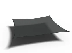 ohgreen Coolfit schaduwdoek vierkant, 360x360cm, zwart