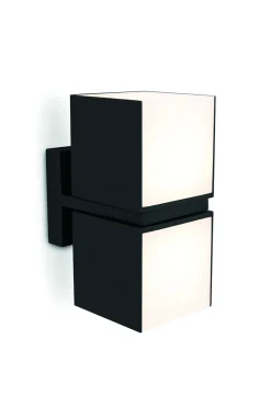 ohgreen Cuba wandlamp met 2 lichkoppen mat zwart led 24.4w