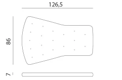 ohgreen Cuscino Folio Comfort Artic Sunbrella