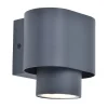 ohgreen Cypres wandlamp donkergrijs gu10 max.7ww