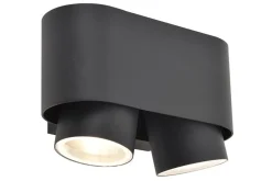 ohgreen Cypres wandlamp donkergrijs gu10 2*max.7ww