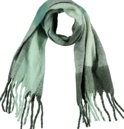 ohgreen Dames sjaal geruit khaki