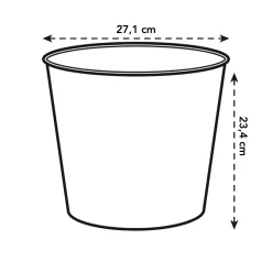 ohgreen Diamond hoog easy insert 27cm