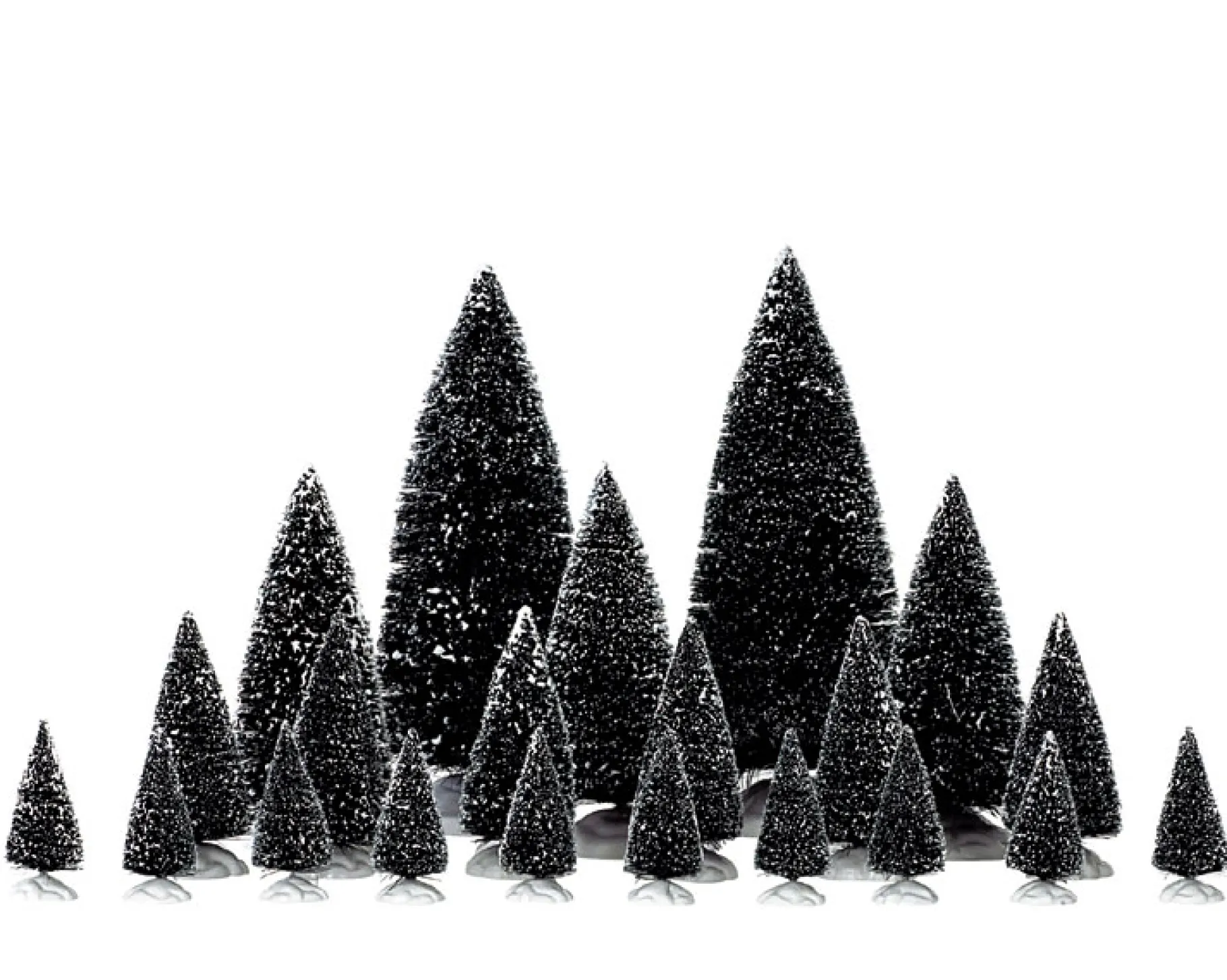 ohgreen Diverse dennenbomen, set van 21