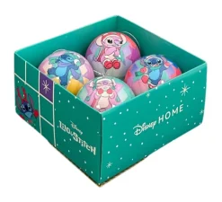 ohgreen Doos met 4 kerstballen stitch