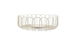 ohgreen Draadmand 26,5xh7,5 grijs flor