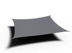 ohgreen Dreamsail schaduwdoek vierkant, 400x400cm, grijs