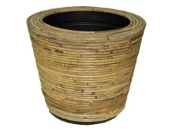 ohgreen Drypot round stripe grey d43h33cm