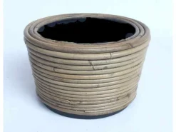 ohgreen Drypot round stripe grey d24h14cm