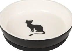 ohgreen Eet- en drinkpot nala rond zwart & wit