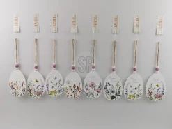 ohgreen Ei hangdeco hout 12 cm 8 ass