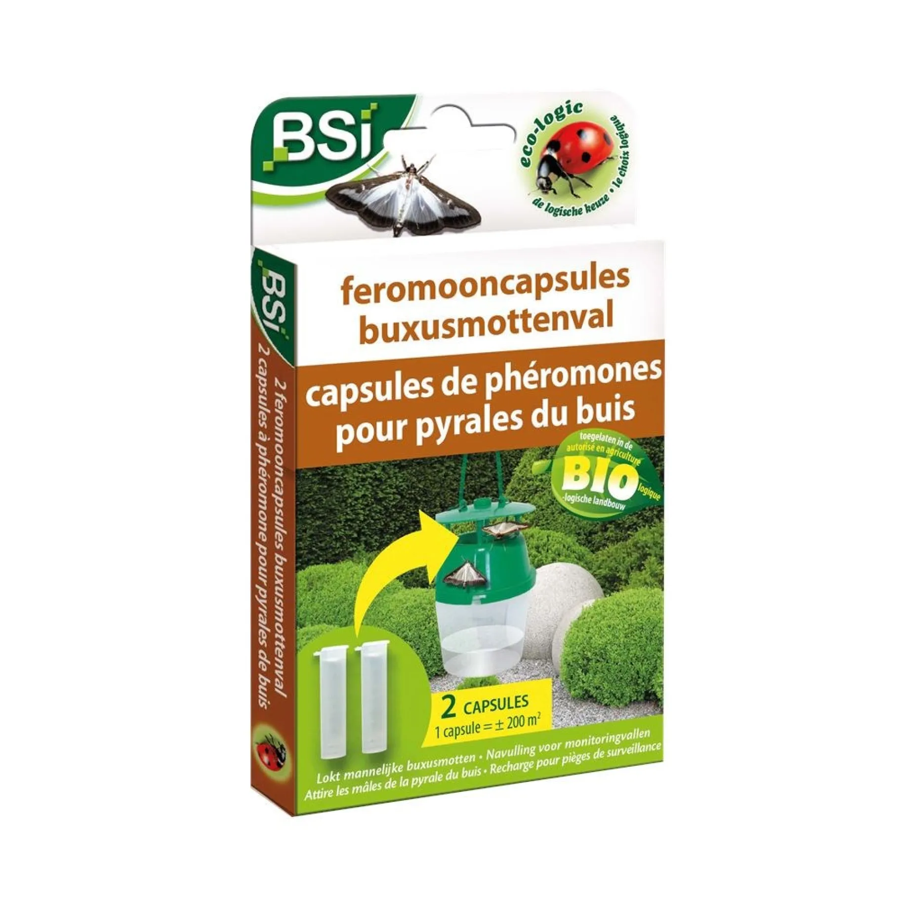 ohgreen Feromooncapsules buxusmottenval 2 stuks