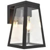 ohgreen Fia solar wandlamp zwart e27 2ww