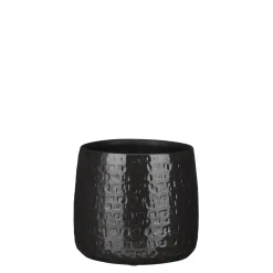 ohgreen Floyd pot rond zwart - h17xd19cm