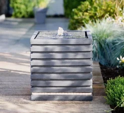 ohgreen Fontein vierkant met ribbels