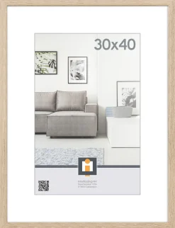 ohgreen fotolijst livorno vintage eik 30x40 cm