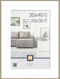 ohgreen fotolijst madrid vintage eik 30x40 cm