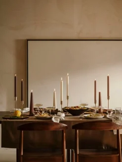 ohgreen Geribde obelisk kaars