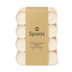 ohgreen Geurloze theelichten roségouden cup