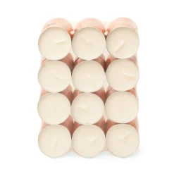 ohgreen Geurloze theelichten roségouden cup