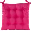 ohgreen Gewatteerd stoelkussen donker roze 38x38cm