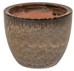 ohgreen Glazed egg pot falling brown